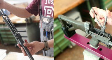 Leihwaffenkontrolle mit Waffenreparatur